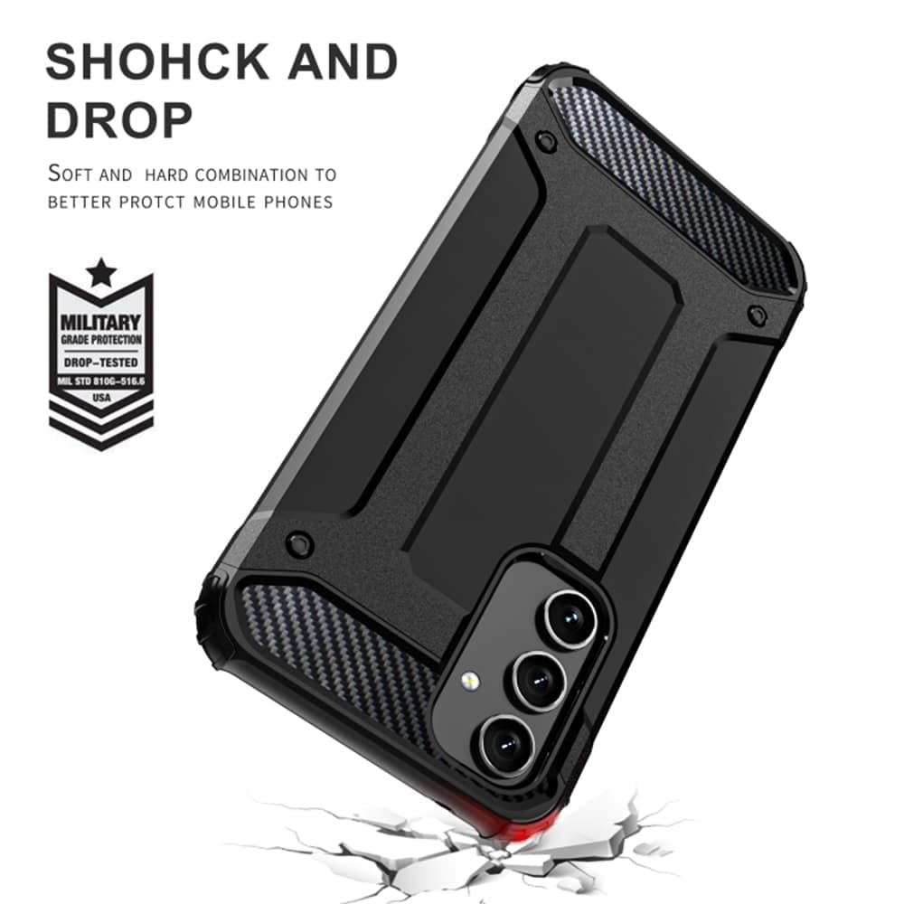 Techsuit Hybrid Armor - θήκη για Samsung Galaxy A54 - Μαύρο 4
