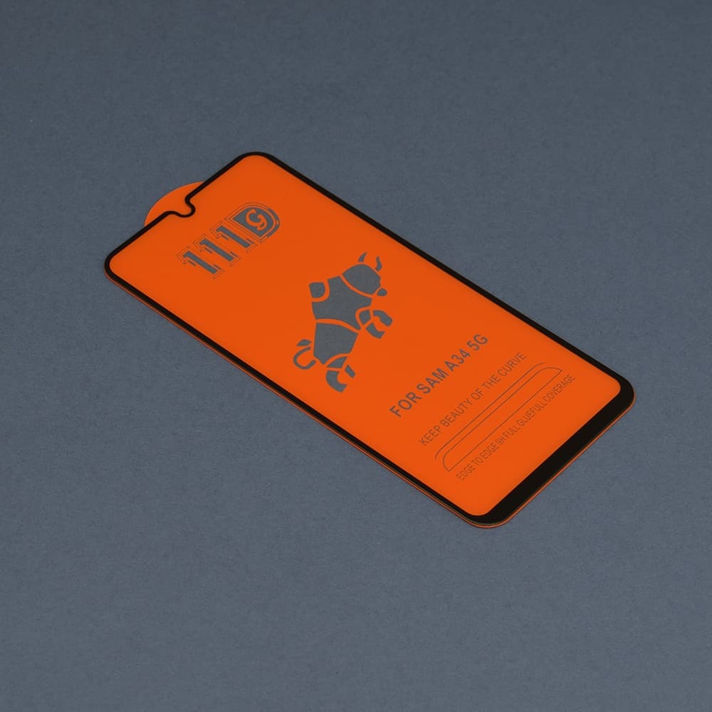 Techsuit - 111D Πλήρης Κάλυψη / Full Glue Γυαλί - Samsung Galaxy A34 5G - Μαύρο 2