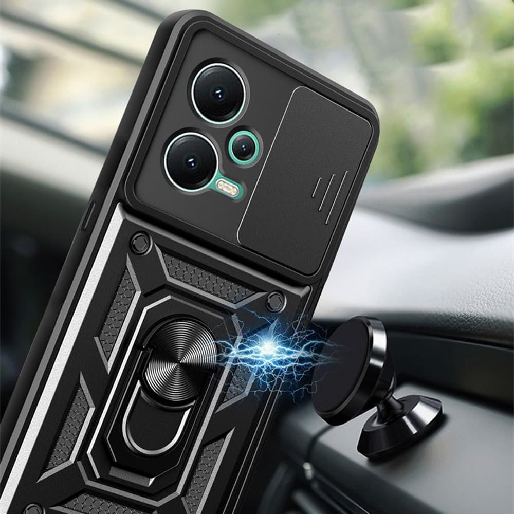 Techsuit CamShield Series - θήκη για Xiaomi Redmi Note 12 Pro+ - Μαύρο 2