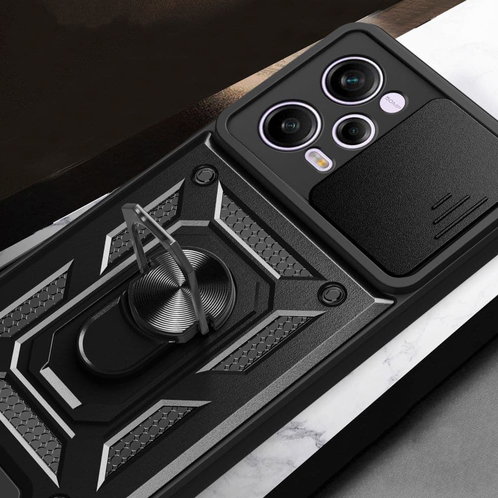 Techsuit CamShield Series - θήκη για Xiaomi Redmi Note 12 Pro / Poco X5 - Μαύρο 2