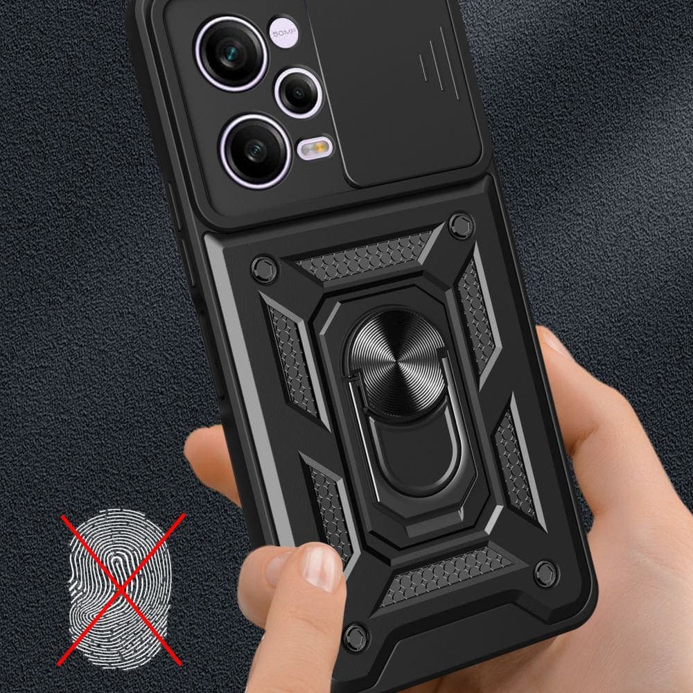 Techsuit CamShield Series - θήκη για Xiaomi Redmi Note 12 Pro / Poco X5 - Μαύρο 5