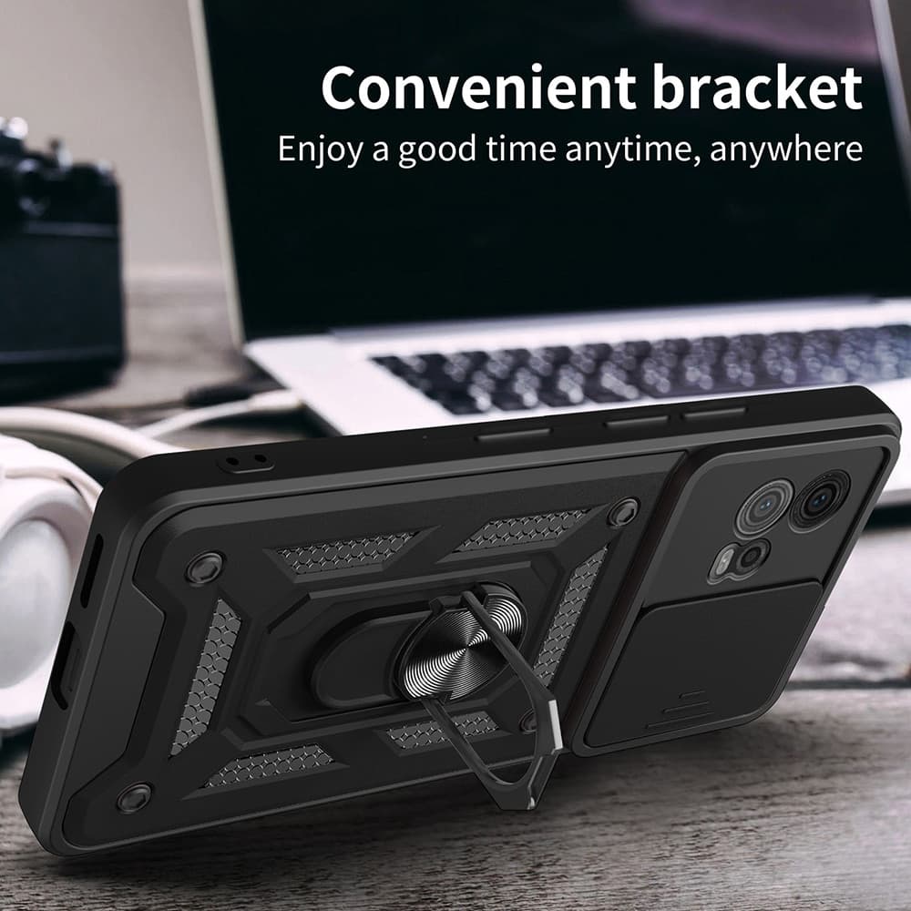 Techsuit CamShield Series - θήκη για Motorola Moto G72 - Μαύρο 2