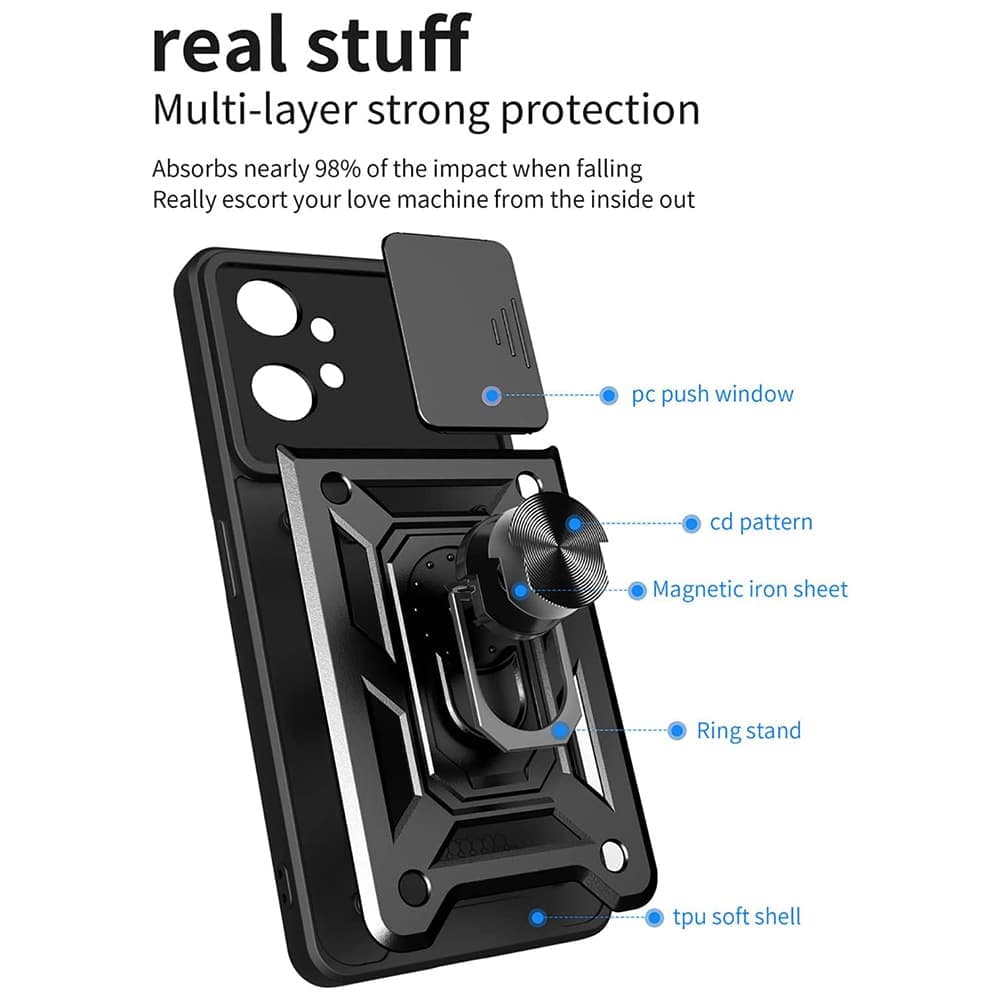 Techsuit CamShield Series - θήκη για Motorola Moto G32 - Μαύρο 5