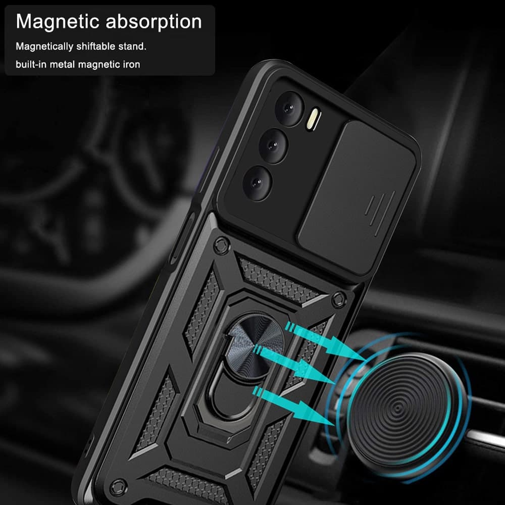 Techsuit CamShield Series - θήκη για Oppo A16 / A16s A54s - Μαύρο 3