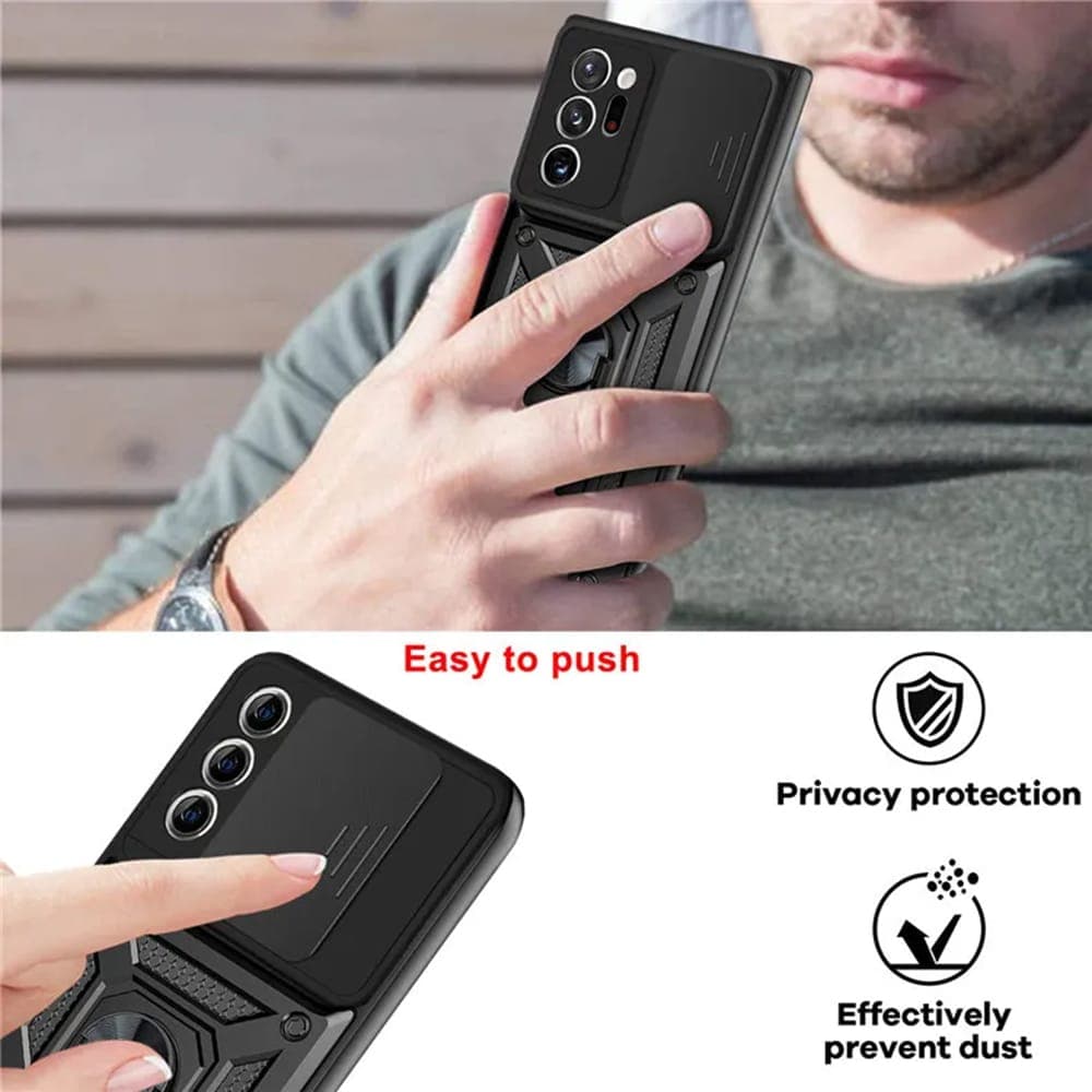 Techsuit CamShield Series - θήκη για Samsung Galaxy Note20 Ultra / 5G - Μαύρο 5