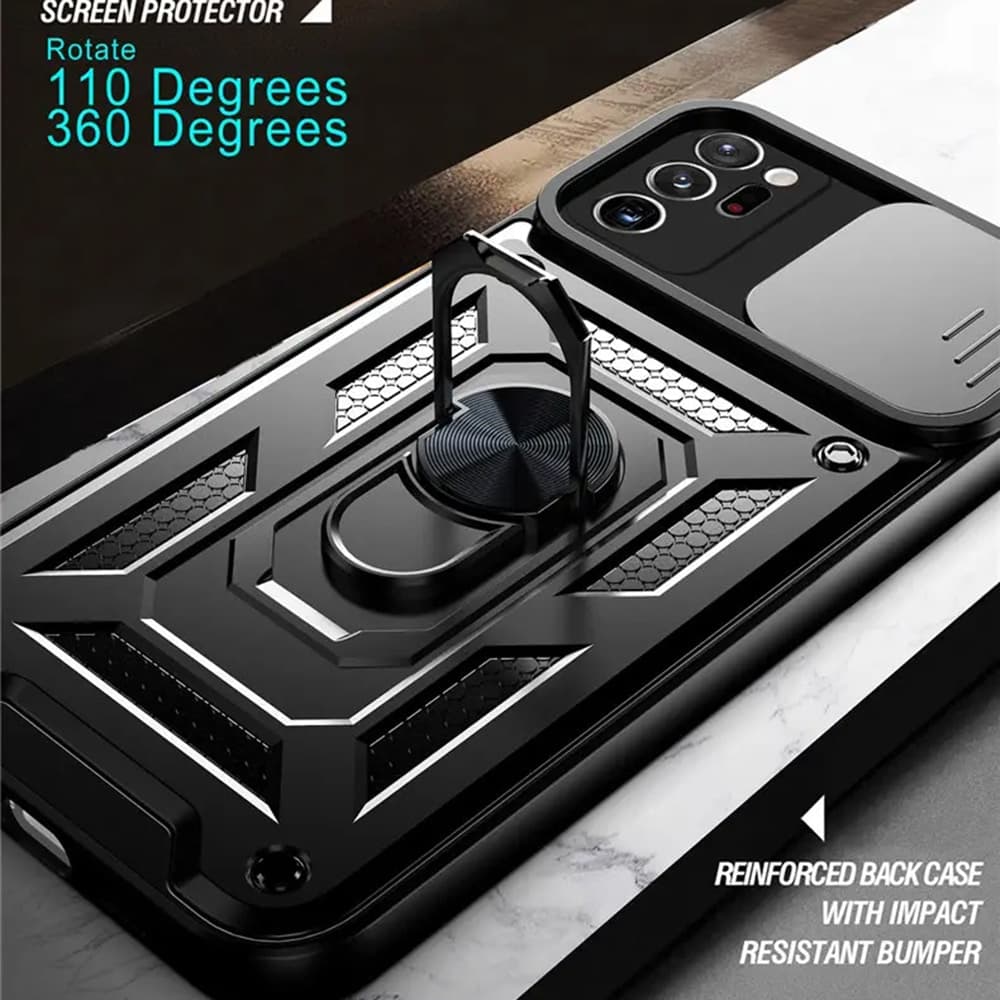 Techsuit CamShield Series - θήκη για Samsung Galaxy Note20 Ultra / 5G - Μαύρο 2