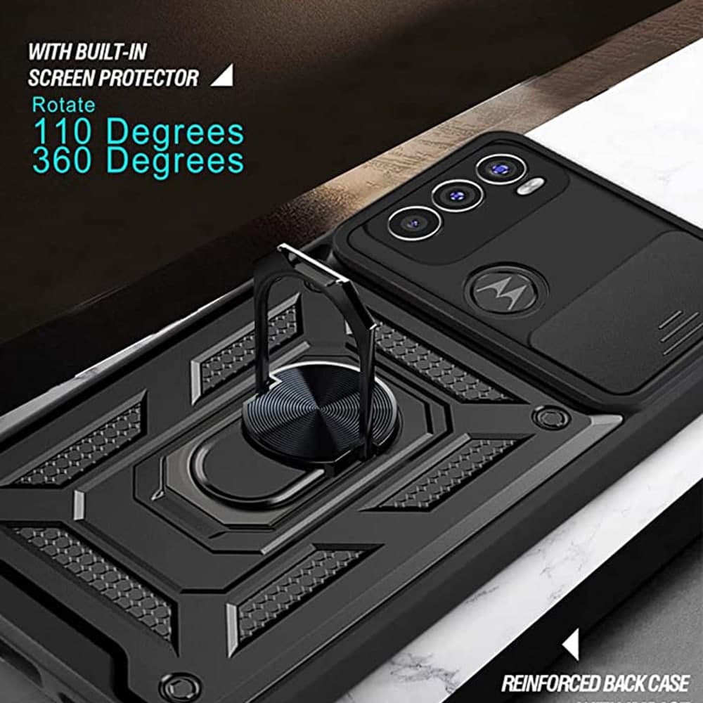 Techsuit CamShield Series - θήκη για Motorola Moto E20 / E30 E40 - Μαύρο 3