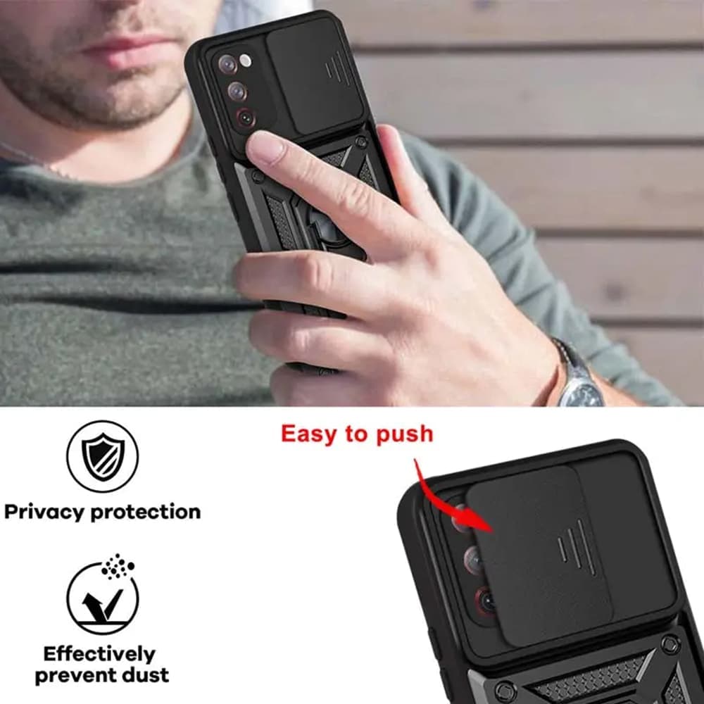 Techsuit CamShield Series - θήκη για Samsung Galaxy S20 FE - Μαύρο 6