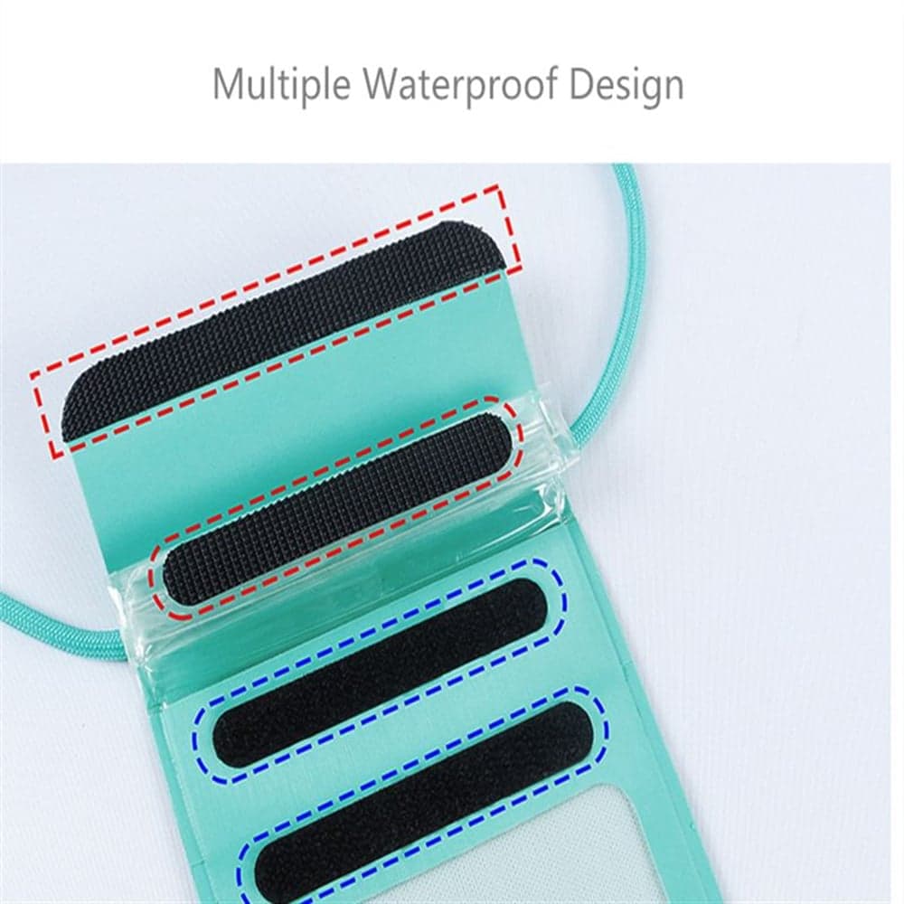 Techsuit - Waterproof Case (TWC1) - for Phones with max. 6.8", IPX8, 30m - Cyan 6