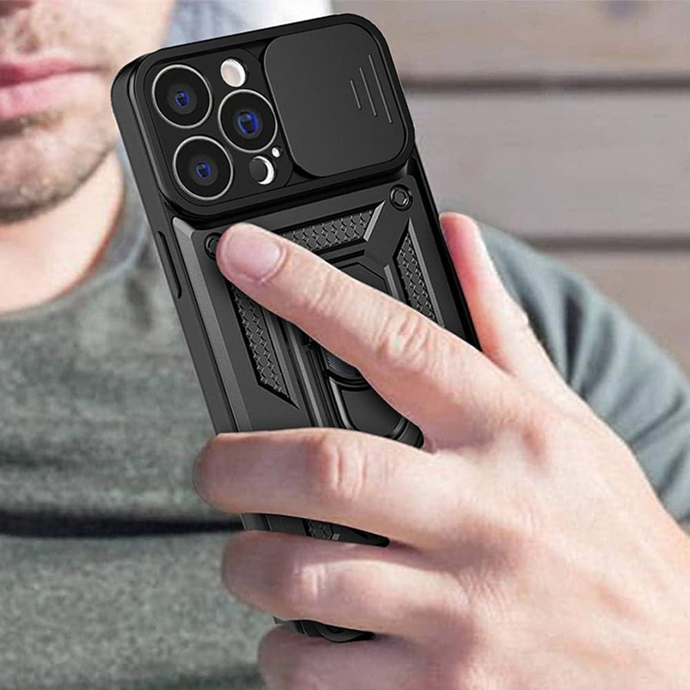 Techsuit CamShield Series - θήκη για Oppo Reno6 5G - Μαύρο 5