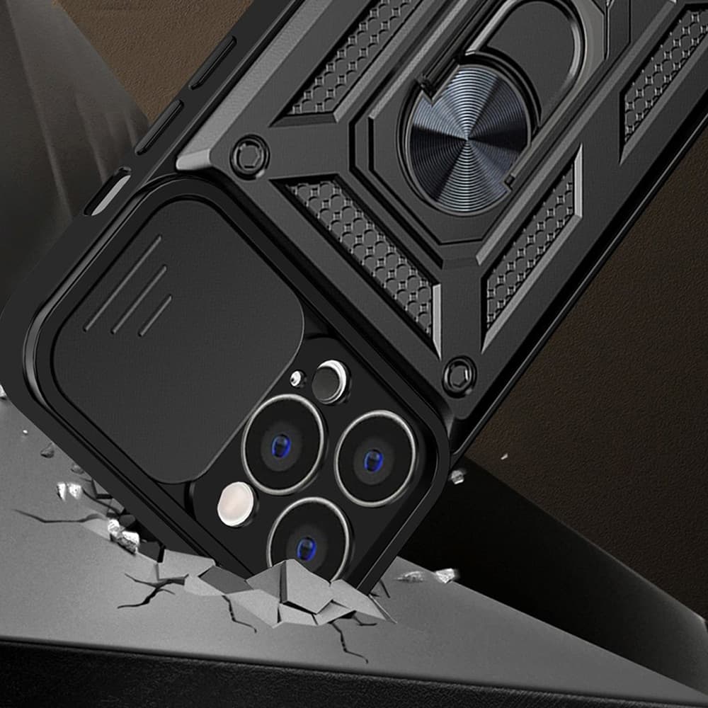 Techsuit CamShield Series - θήκη για Oppo Reno6 5G - Μαύρο 3