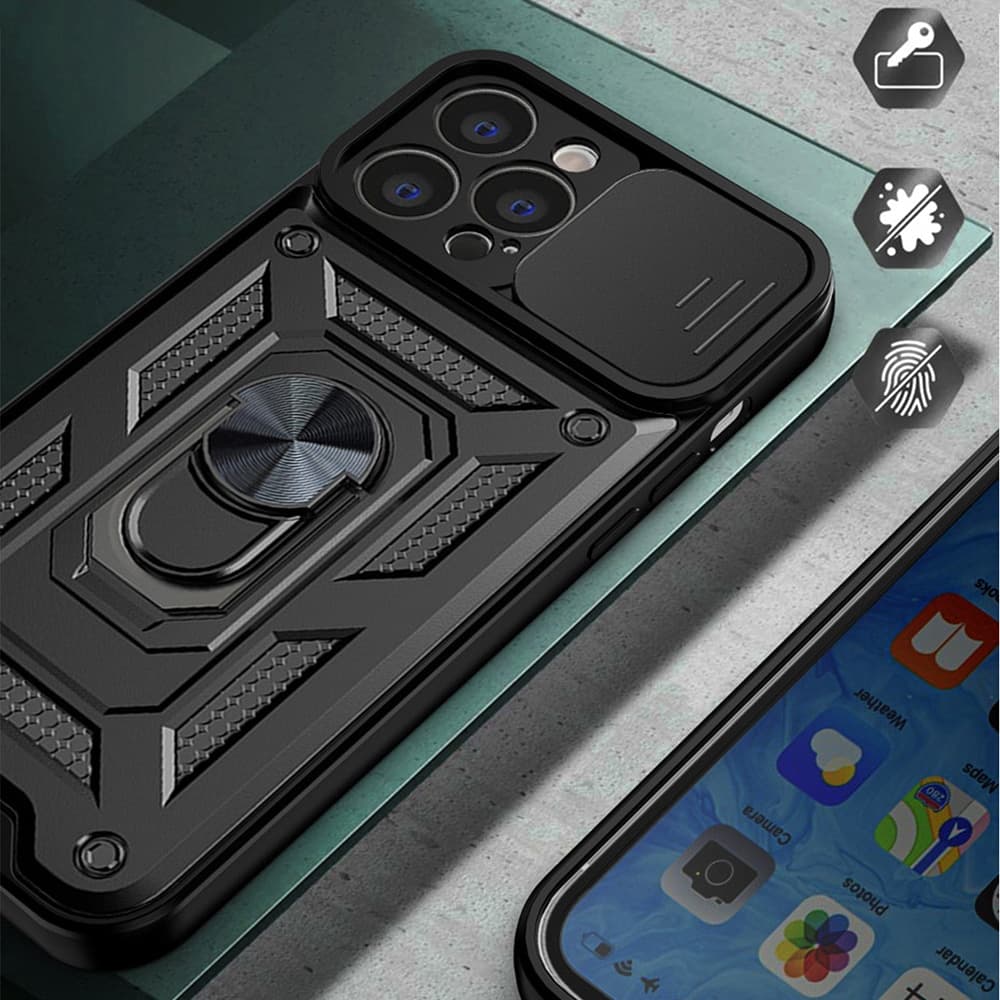 Techsuit CamShield Series - θήκη για Oppo Reno6 5G - Μαύρο 4