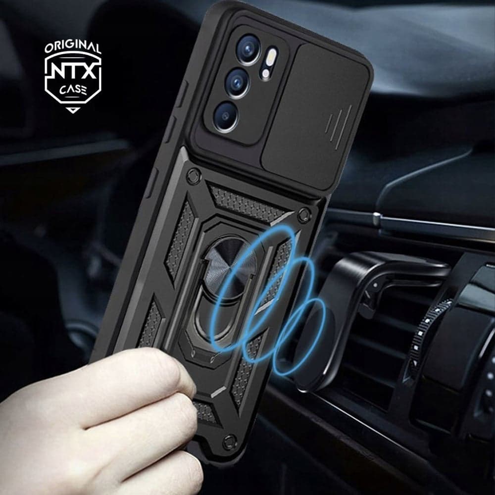 Techsuit CamShield Series - θήκη για Oppo Reno6 5G - Μαύρο 2
