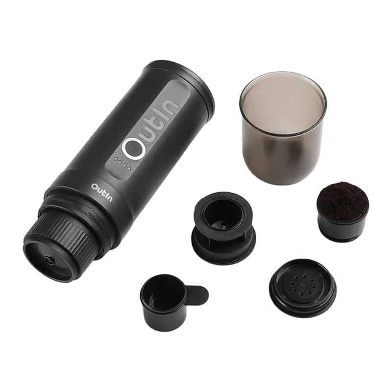 Outin Nano 7500mah Portable Coffee Maker Set (gray) + Protective Case 3