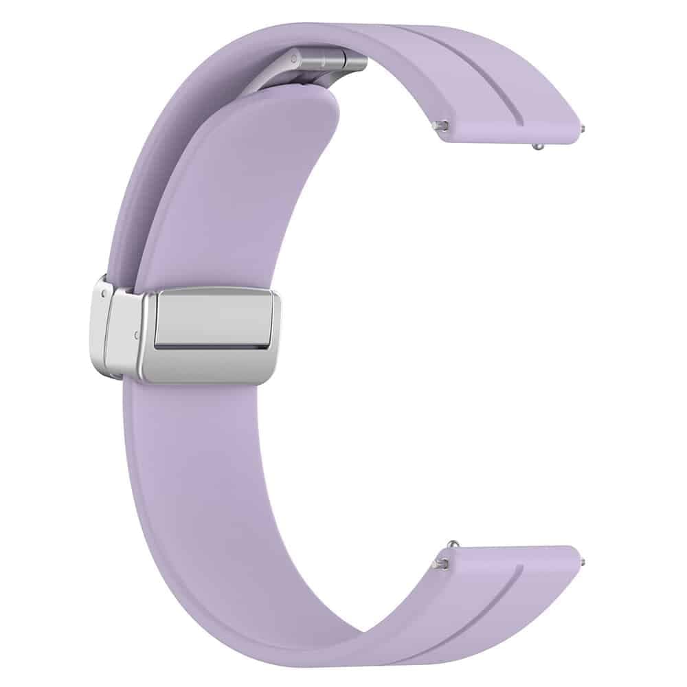 Techsuit - Λουράκι ρολογιού 18mm (W011) - Huawei Watch GT 4 (41mm)/W1/Honor Watch S1/Garmin Venu 2S/Vivoactive 4S - Μωβ 3