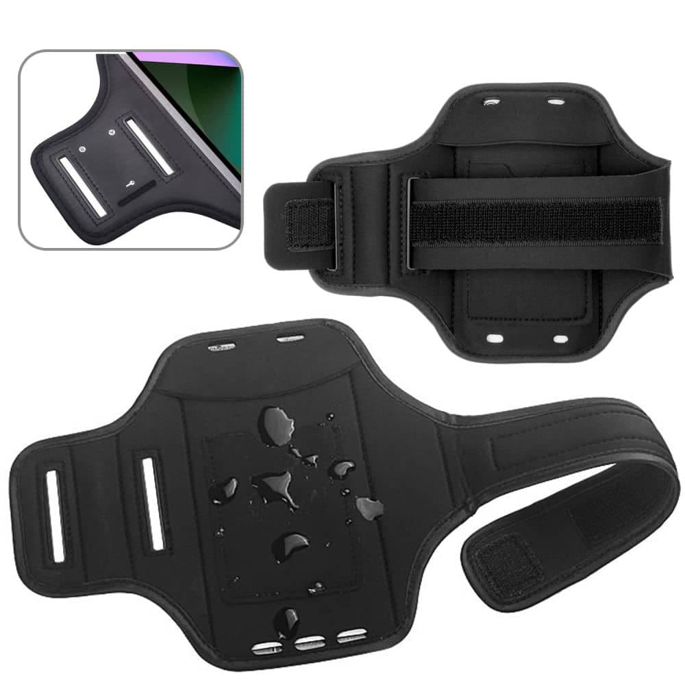 Techsuit - Αθλητικό τσαντάκι (TH20) - με Velcro, για Τηλέφωνα, μέγιστο 6.8" - Μπλε 4
