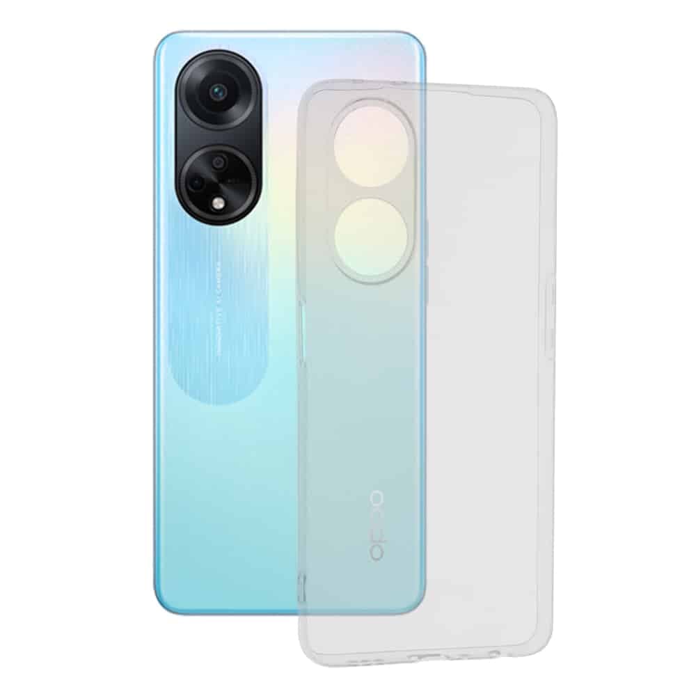 Techsuit Clear Silicone - Oppo A98 - Διάφανο