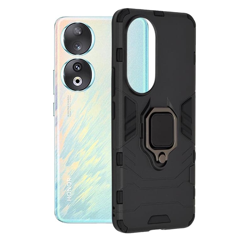 Techsuit Silicone Shield - θήκη για Honor 90 - Μαύρο