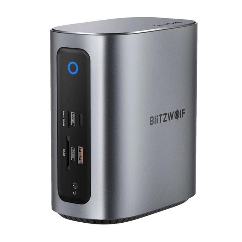 Σταθμός Σύνδεσης Blitzwolf Bw-Th15 17in1 2xhd+dp+4xc+3xusb 3.0+usb 3.1+c 3.2+c Pd+rj45+micro Sd+sd+3.5mm Audio