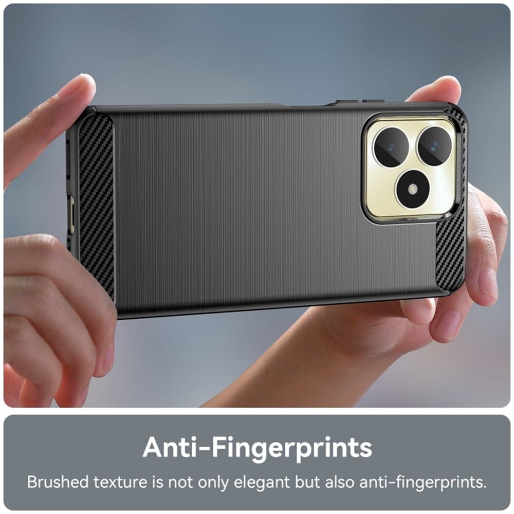 Techsuit Carbon Silicone - θήκη για Realme C53 - Μαύρο 2