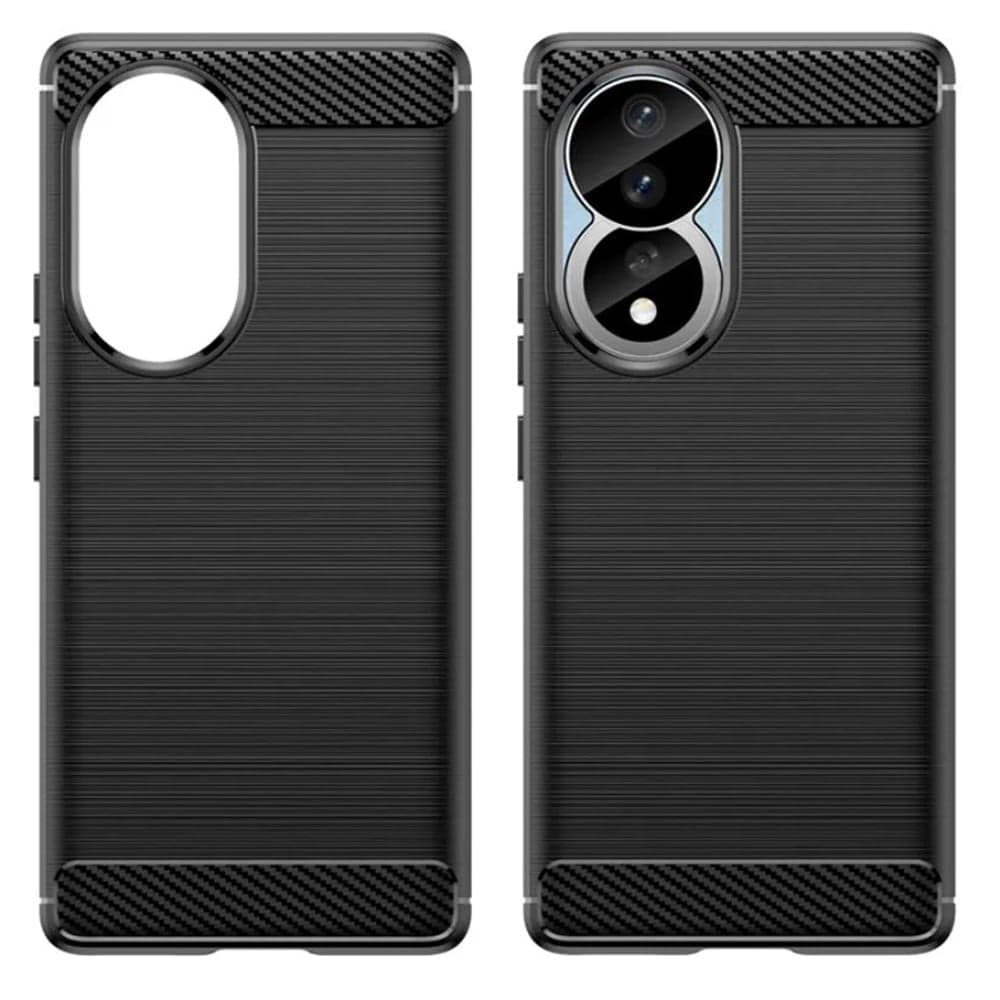 Techsuit Carbon Silicone - Honor 90 / 80 - Μαύρο 2