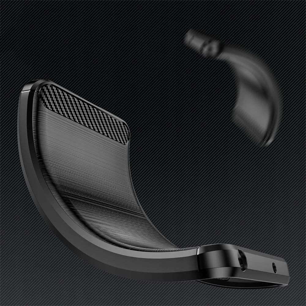 Techsuit Carbon Silicone - θήκη για Xiaomi Redmi Note 12S - Μαύρο 6