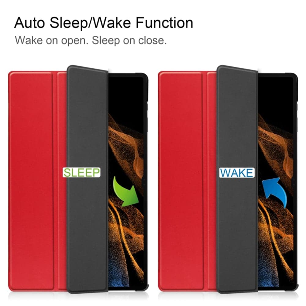 Techsuit FoldPro - θήκη για Samsung Galaxy Tab S8 Ultra - Κόκκινο 3