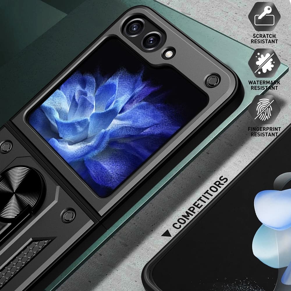 Techsuit CamShield Series - θήκη για Samsung Galaxy Z Flip5 - Μαύρο 6