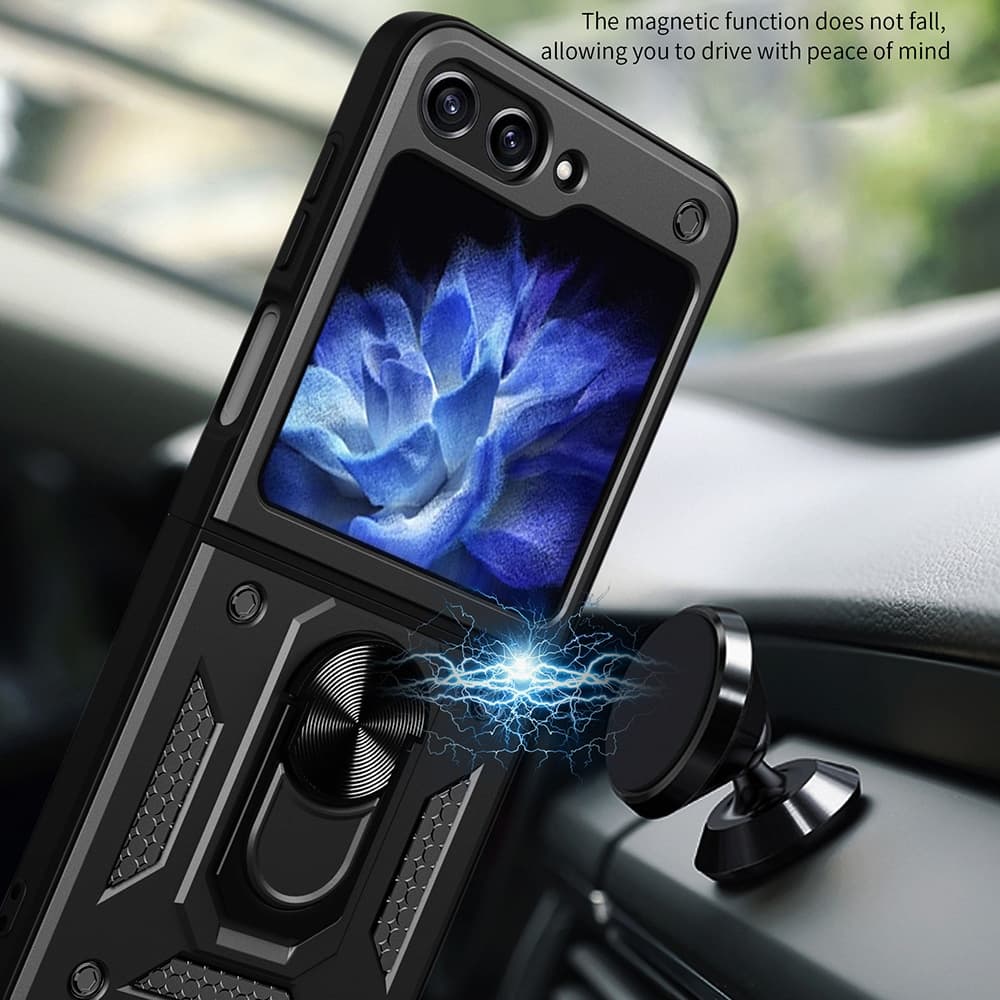 Techsuit CamShield Series - θήκη για Samsung Galaxy Z Flip5 - Μαύρο 2