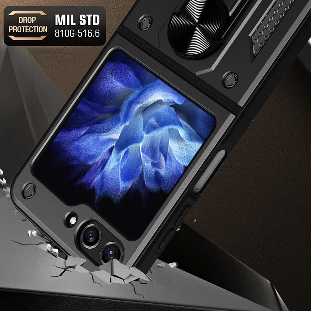 Techsuit CamShield Series - θήκη για Samsung Galaxy Z Flip5 - Μαύρο 4