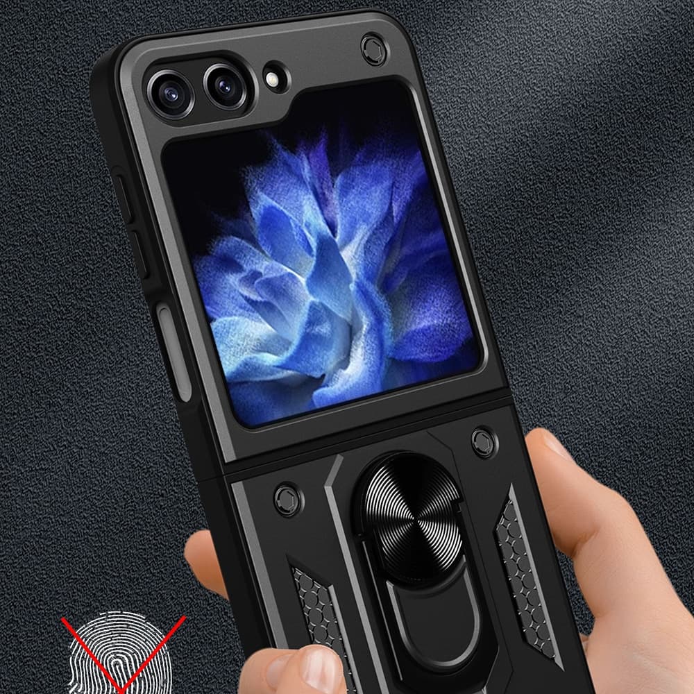 Techsuit CamShield Series - θήκη για Samsung Galaxy Z Flip5 - Μαύρο 5