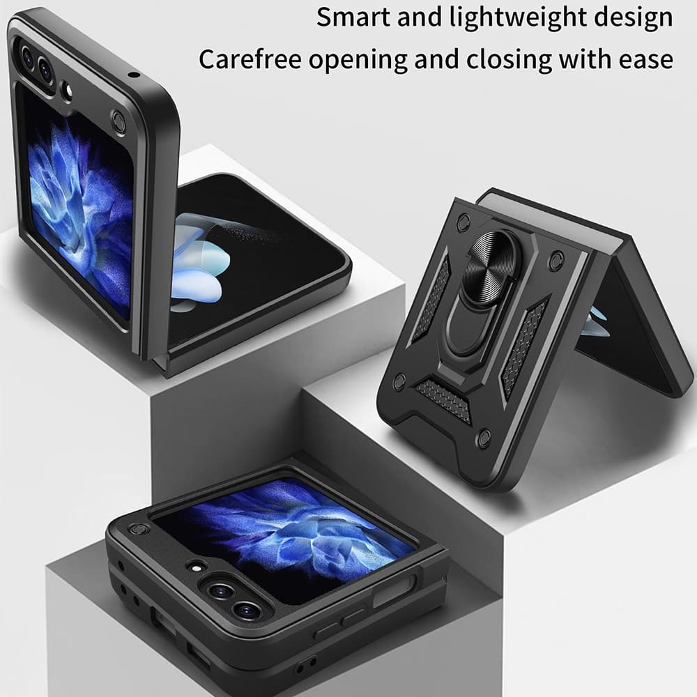 Techsuit CamShield Series - θήκη για Samsung Galaxy Z Flip5 - Μαύρο 7
