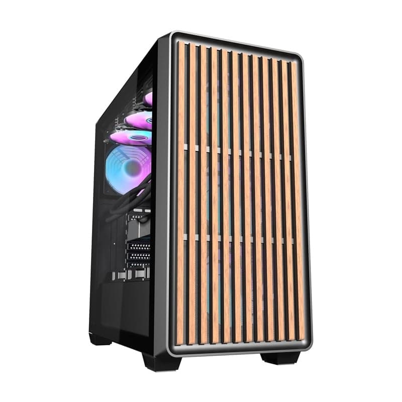 Darkflash Ds900wd Θήκη Υπολογιστή (μαύρο) + 4 Ανεμιστήρες 2