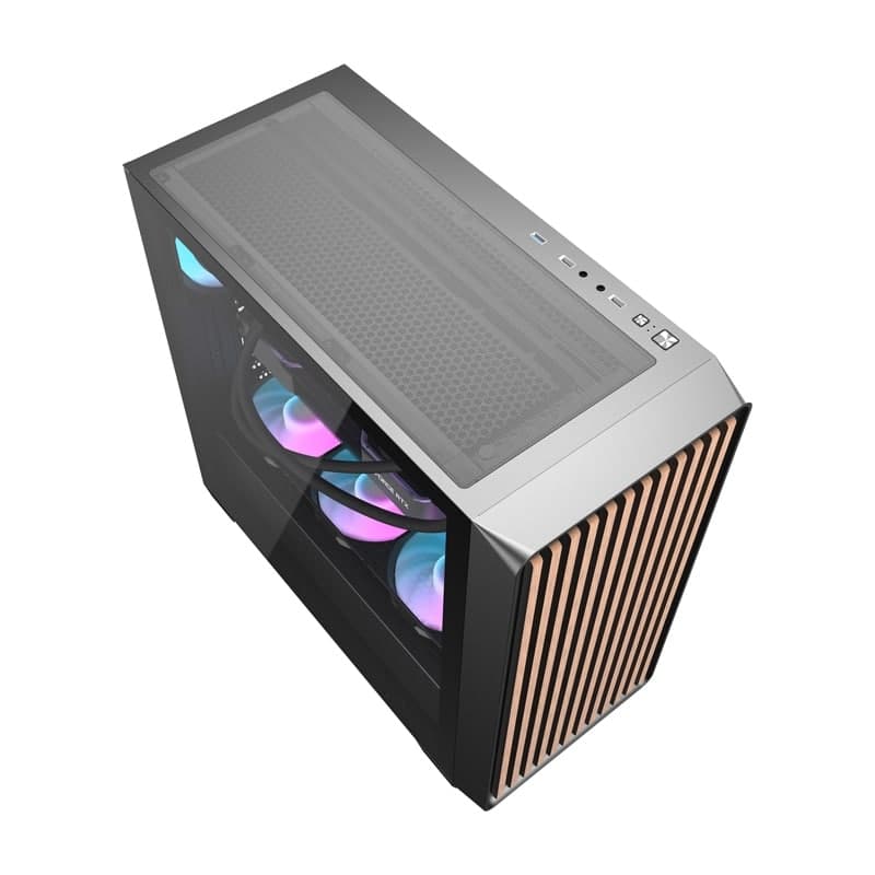 Darkflash Ds900wd Θήκη Υπολογιστή (μαύρο) + 4 Ανεμιστήρες 4