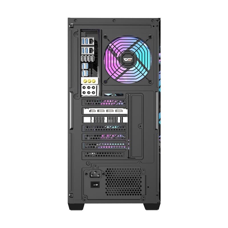 Darkflash Ds900wd Θήκη Υπολογιστή (μαύρο) + 4 Ανεμιστήρες 8
