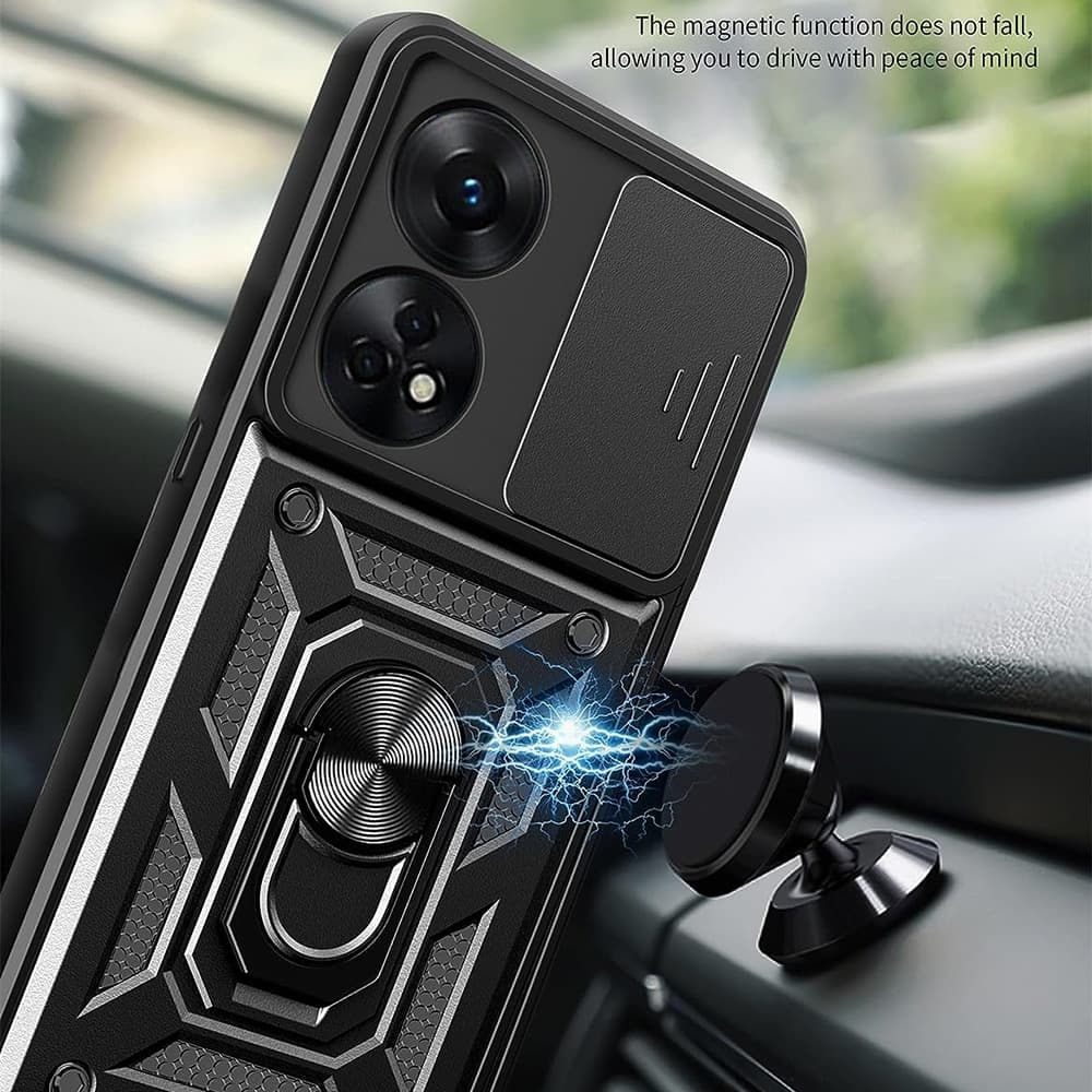 Techsuit CamShield Series - θήκη για Oppo A98 - Μαύρο 7