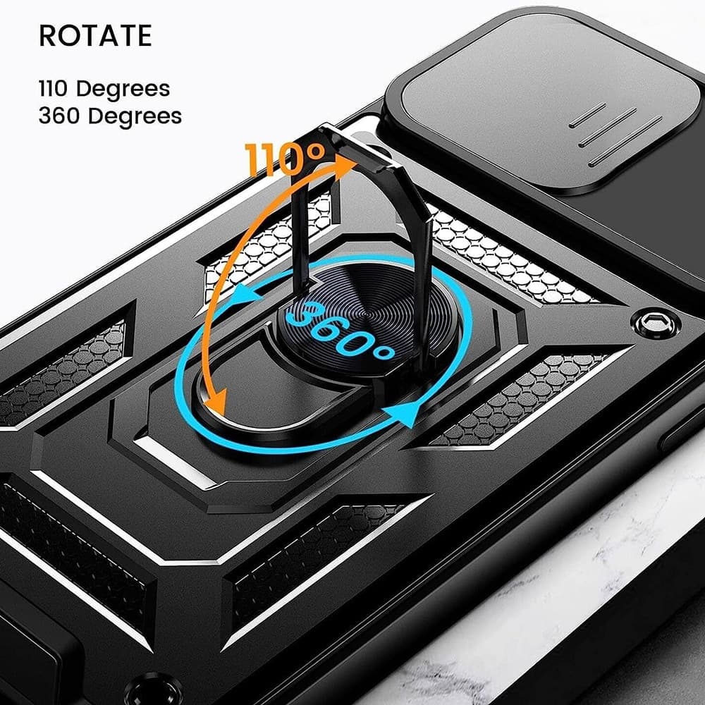 Techsuit CamShield Series - θήκη για Honor 90 Lite - Μαύρο 7