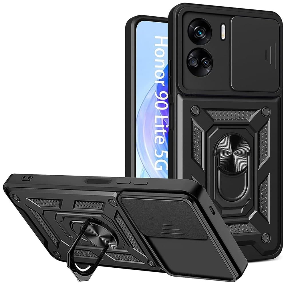 Techsuit CamShield Series - θήκη για Honor 90 Lite - Μαύρο