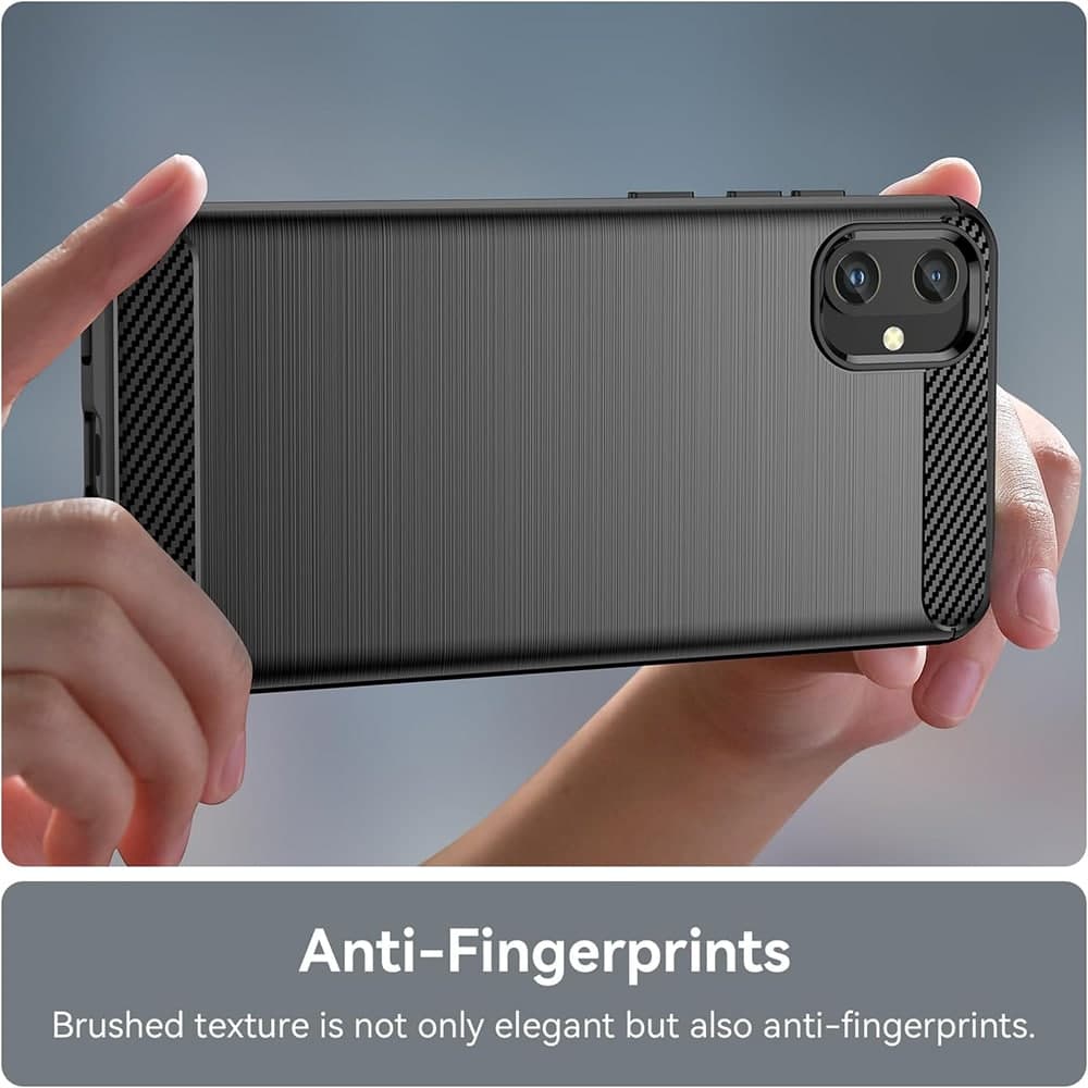 Techsuit Carbon Silicone - θήκη για Samsung Galaxy A05 - Μαύρο 3