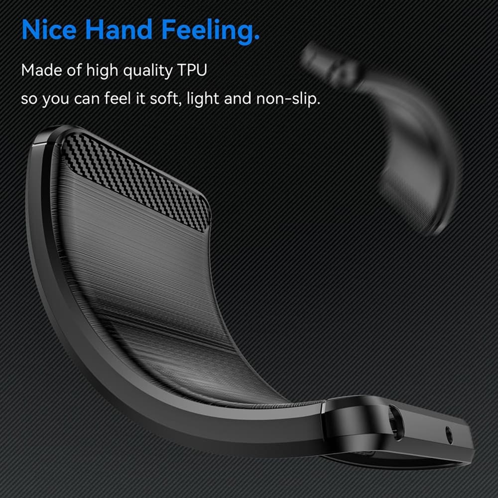 Techsuit Carbon Silicone - θήκη για Samsung Galaxy A05 - Μαύρο 7