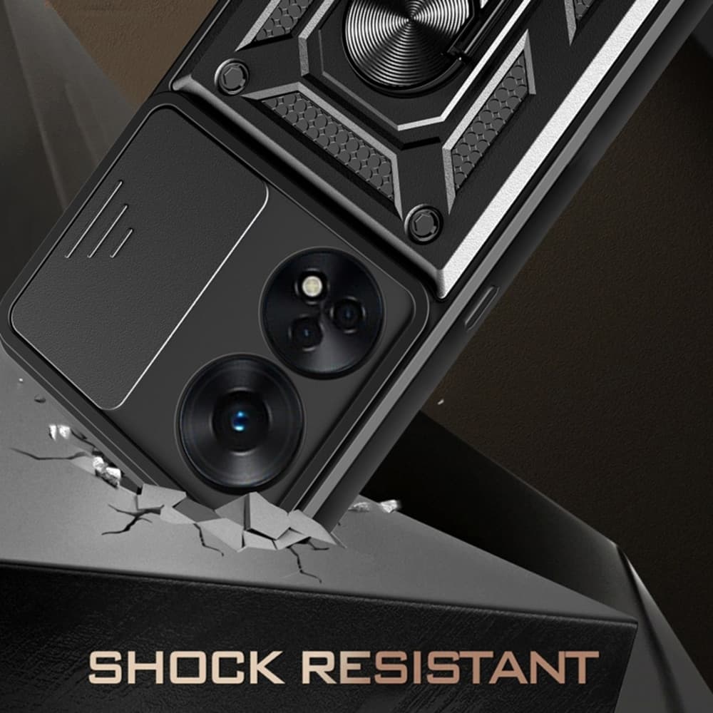Techsuit CamShield Series - θήκη για Oppo A78 4G - Μαύρο 2