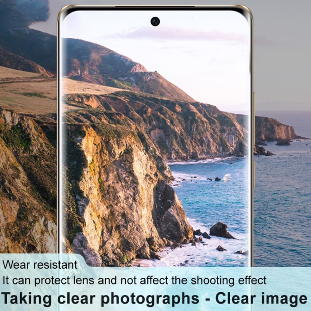 Techsuit - Full Camera Glass - Oppo Reno10 Pro+ - Black 4