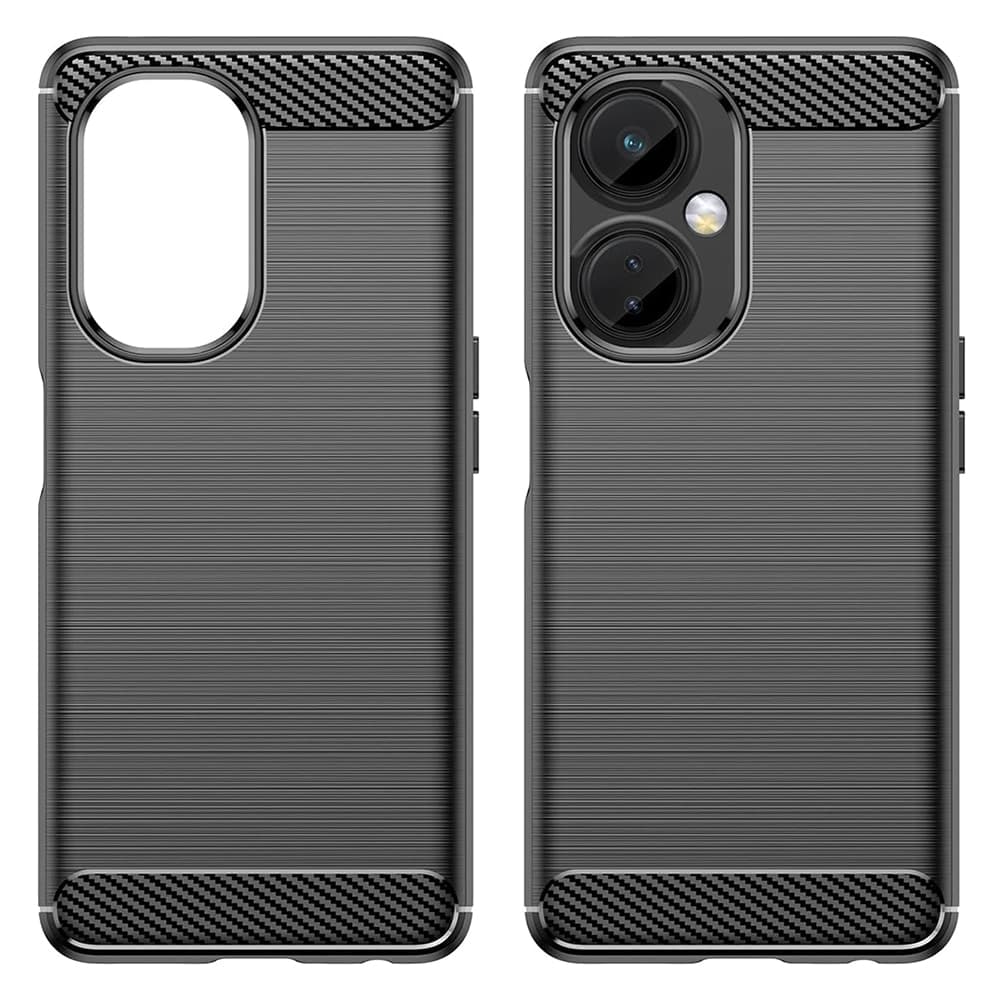 Techsuit Carbon Silicone - θήκη για Oneplus Nord CE 3 Lite - Μαύρο 2