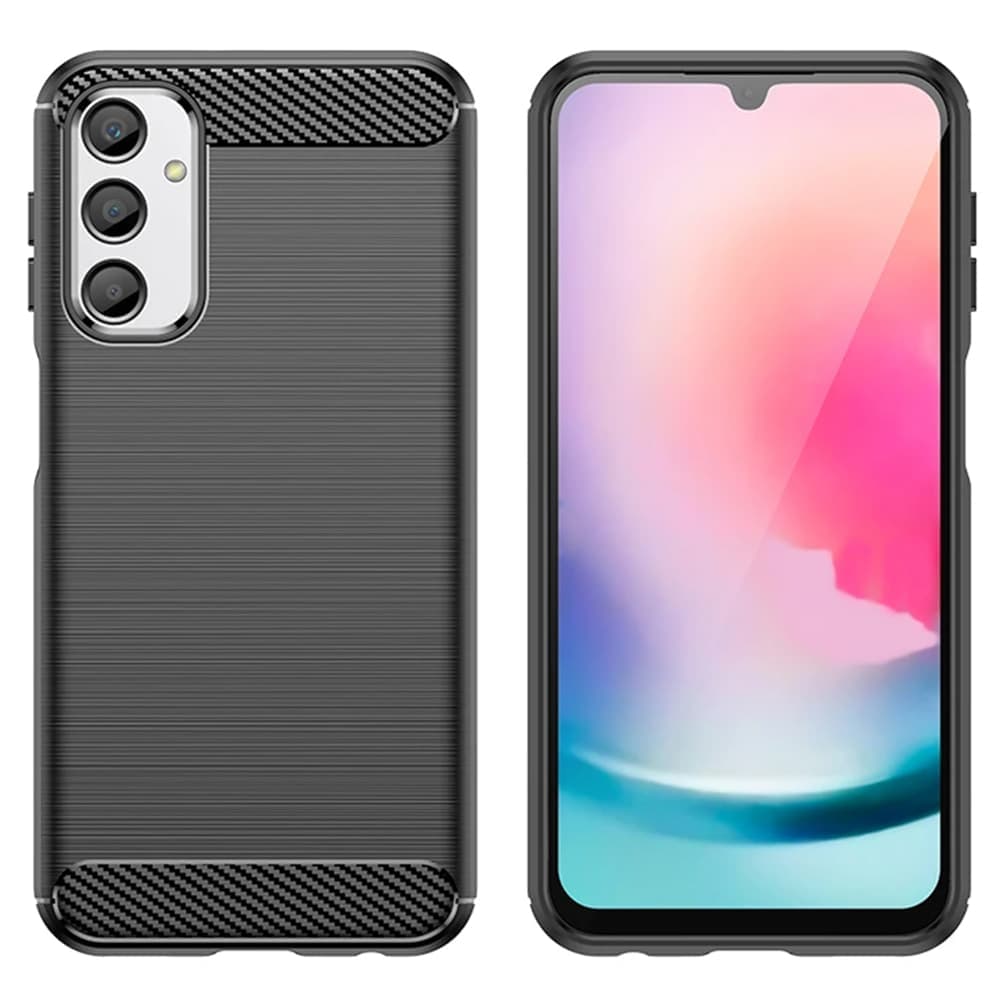 Techsuit Carbon Silicone - θήκη για Samsung Galaxy A05s - Μαύρο 2