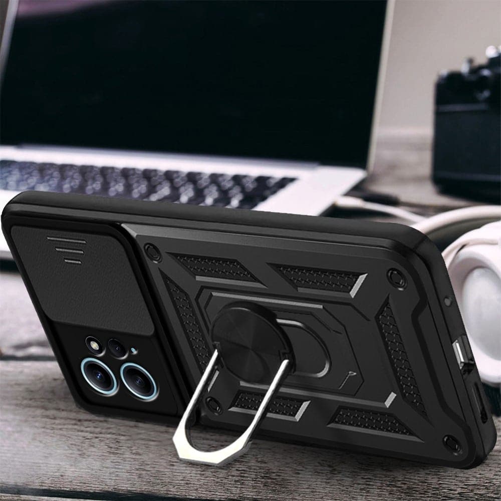 Techsuit CamShield Series - θήκη για Xiaomi Redmi Note 12 4G - Μαύρο 4