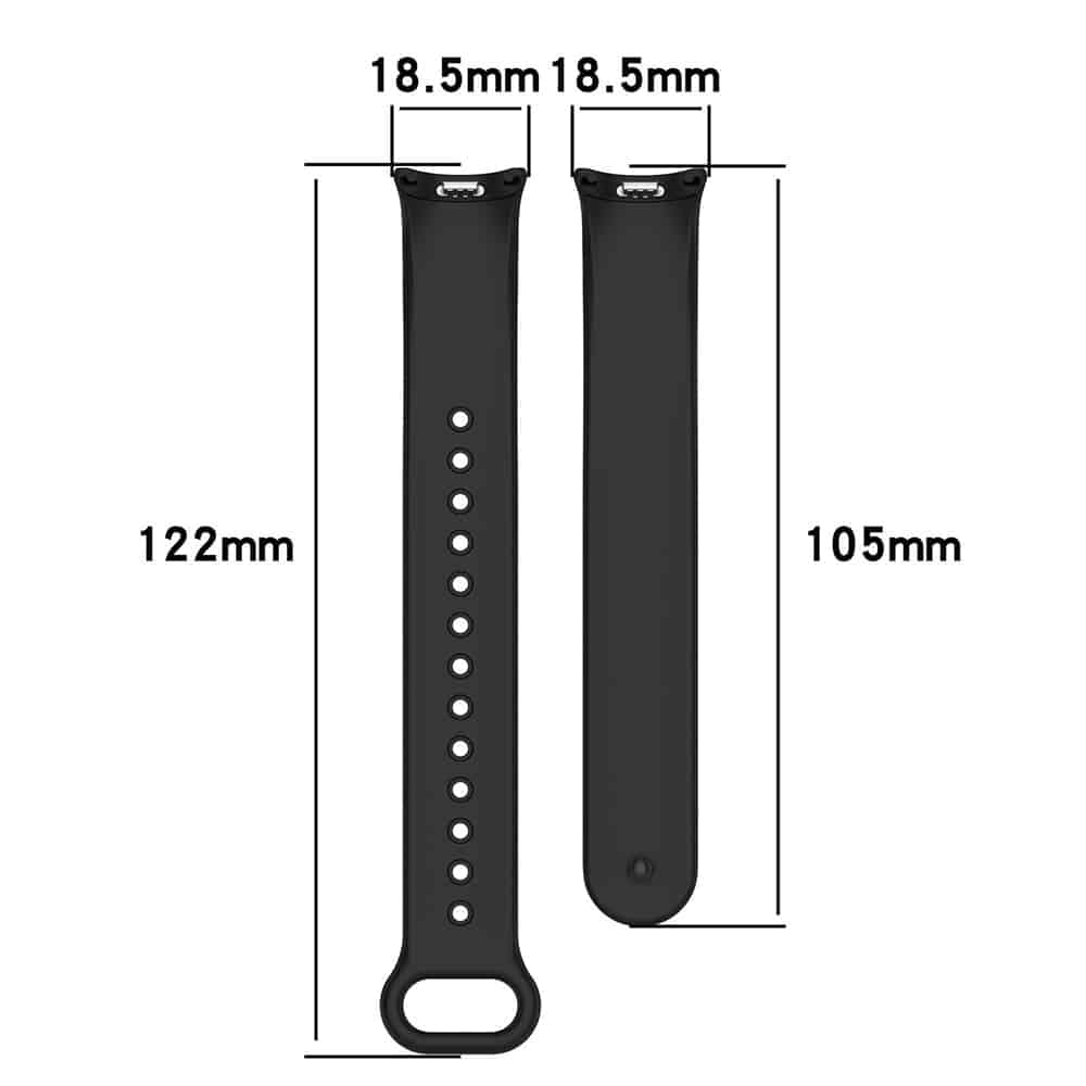 Techsuit - Watchband (W014) - Xiaomi Mi Band 8 / 8 NFC / 9 / 9 NFC - Wine Red 5