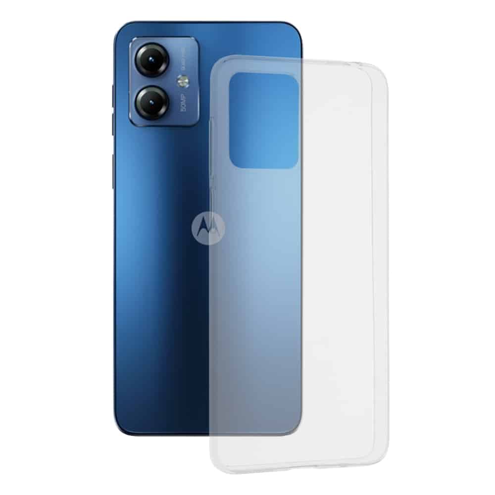 Techsuit Clear Silicone - Motorola Moto G14 - Διάφανο