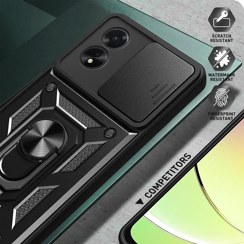 Techsuit CamShield Series - θήκη για Oppo A38 / A18 - Μαύρο 2