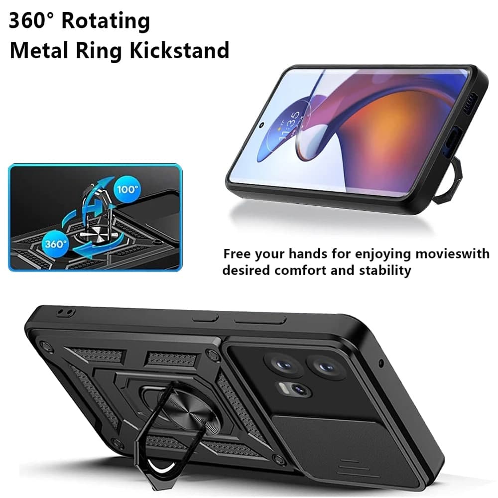 Techsuit CamShield Series - θήκη για Motorola Edge 30 Fusion - Μαύρο 4