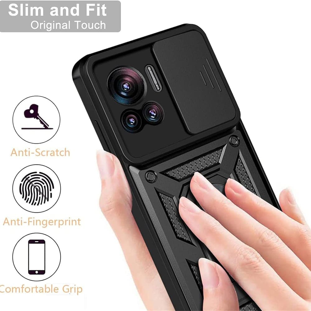 Techsuit CamShield Series - θήκη για Motorola Edge 30 Ultra - Μαύρο 5